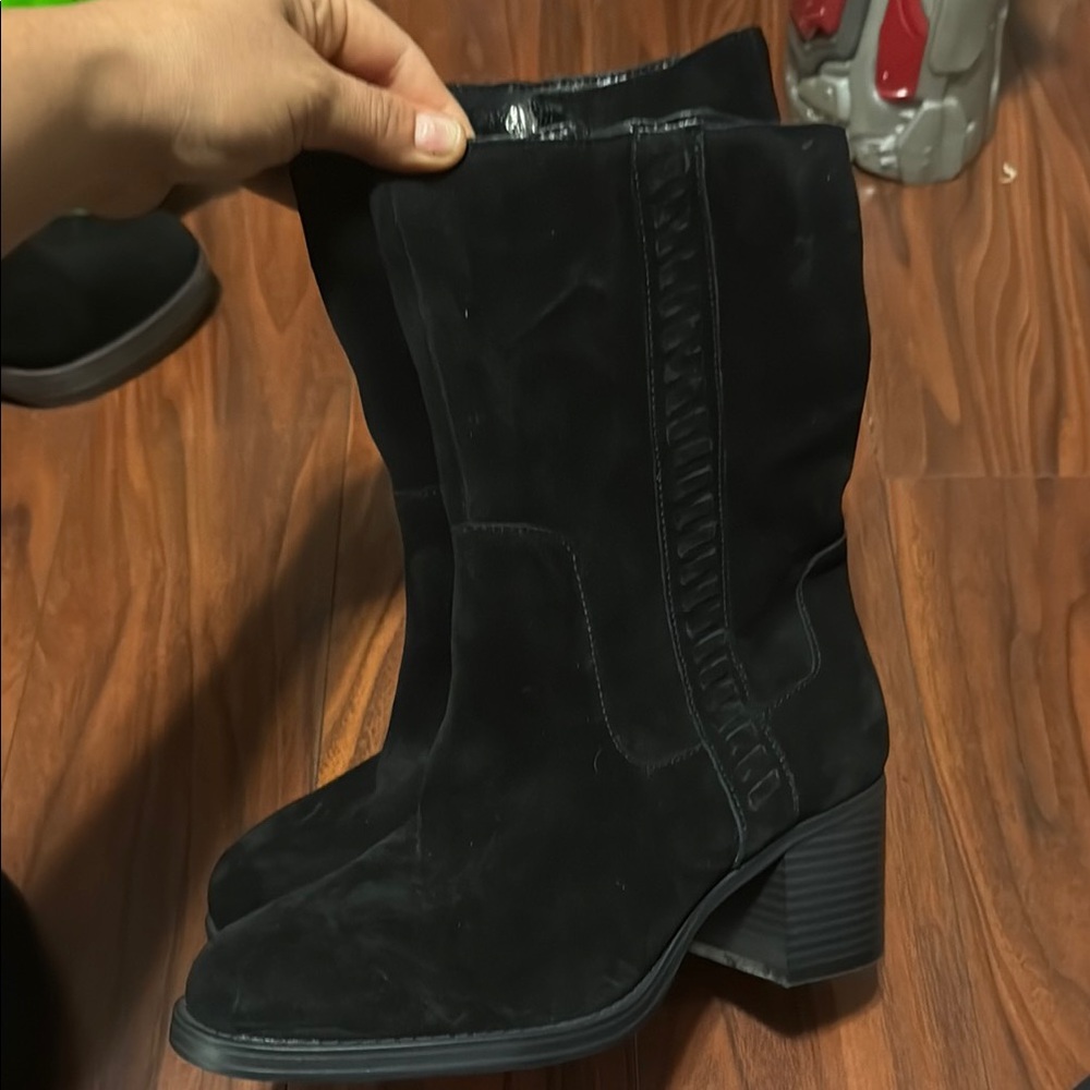Vince Camuto Black Heeled Boots